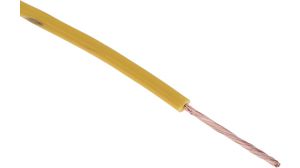 Stranded Wire PVC 0.5mm² Copper Yellow 100m